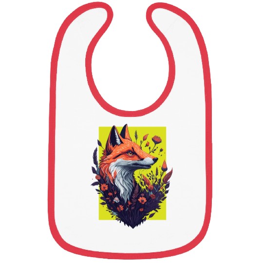 FLOWER FOX YELLOW Bibs