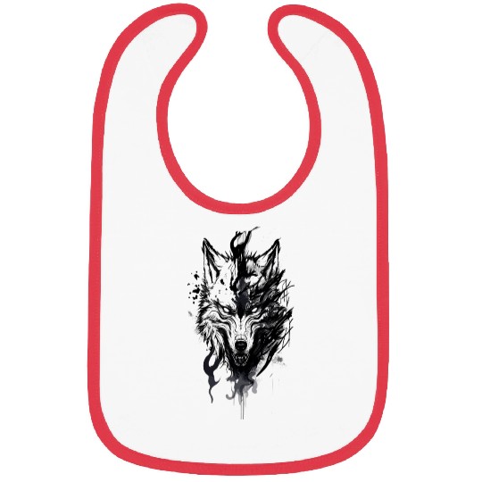 Wolf Wolves Bibs