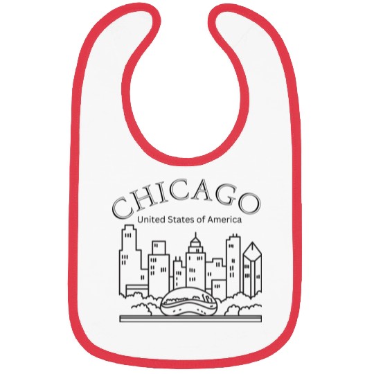 Chicago, United States of America Bibs