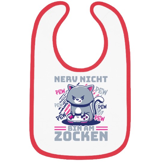 Gaming, Gaming, Video Game, Grumpy Cat Gamer Bibs