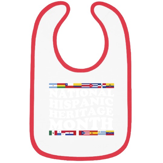 Hispanic Heritage Month National Latino Countries Bibs