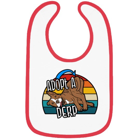 Pit Bull Lover Adopt A Derp Dog Rescue Bibs