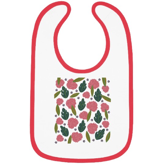 Pink Spring Blossom Bibs