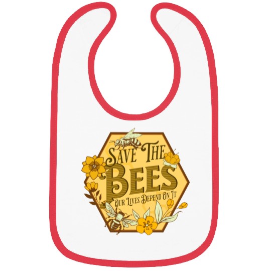 Honey Bee Beekeeping Save The Bees Bibs