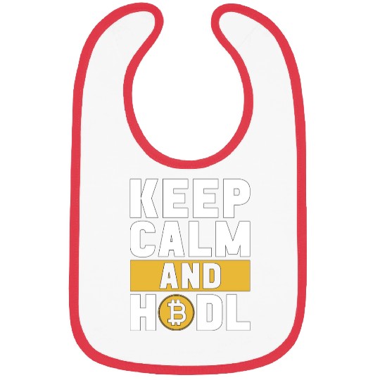 Cryptocurrency Keep Calm And HODL Stock Market Bibs