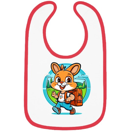 Back to school animals Bibs