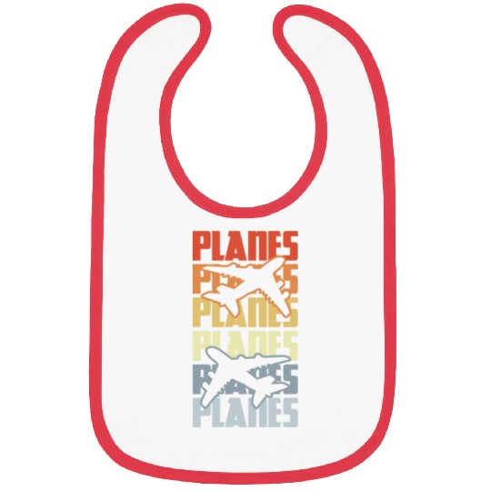 Vintage Planes Bibs