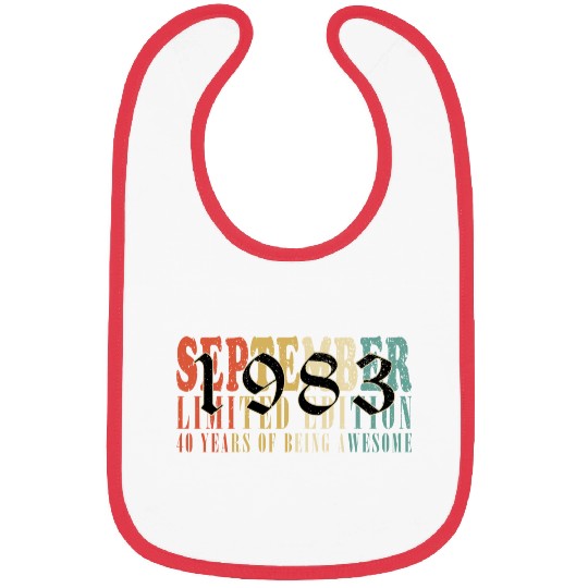 september 1983 Anniversary september 1983 septembe Bibs