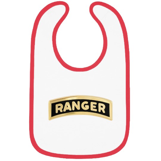 us army ranger tab enameled Bibs