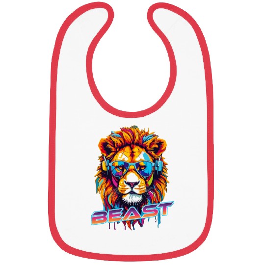 Beast Lion Bibs