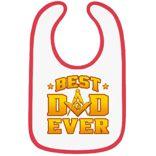 Best Dad Ever Freemason Bibs