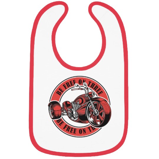Be Free On Three Three-Wheeled Motorcycle Bibs