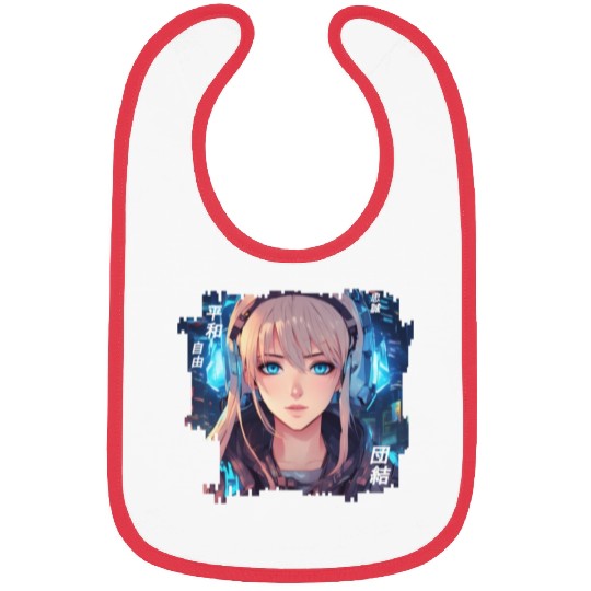 Aria Vox // Cyberpunk Girl Bibs