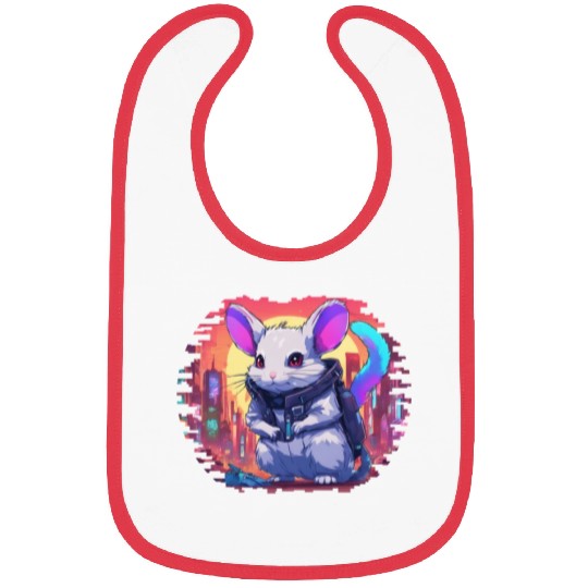 Zephyr // Cyberpunk Chinchilla Bibs