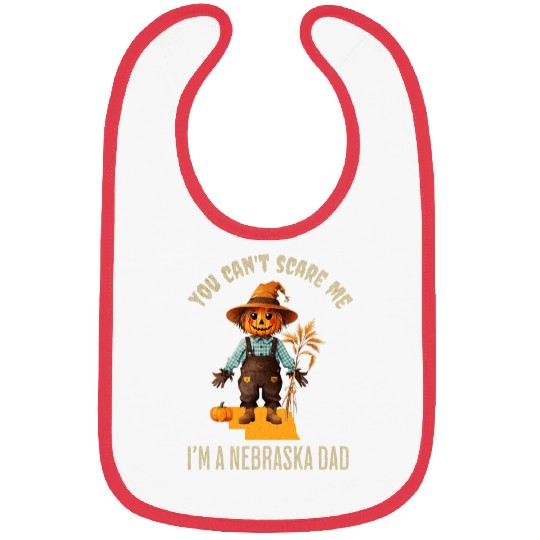 I’m a Nebraska Dad Halloween Fall Autumn Bibs