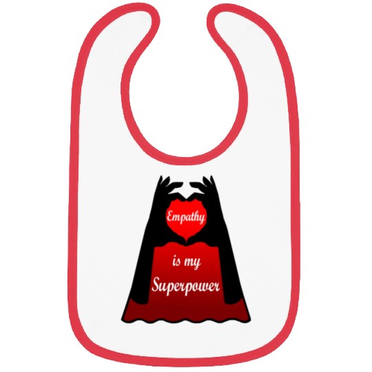 Empathy is my Superpower Cape Bibs