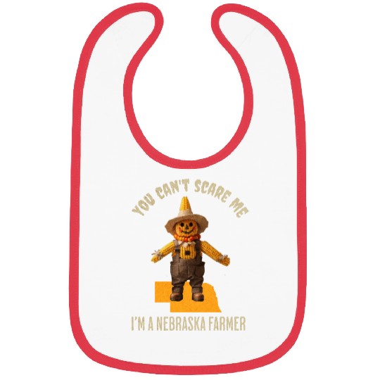 I’m a Nebraska Farmer Halloween Fall Autumn Bibs