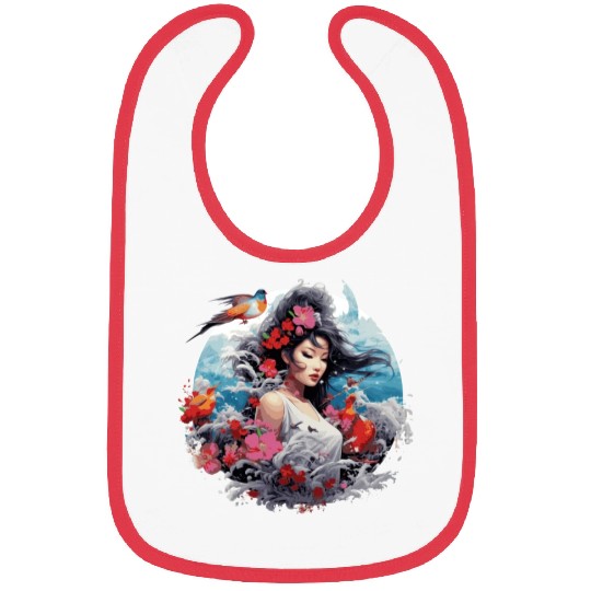 Geisha of Japan Bibs