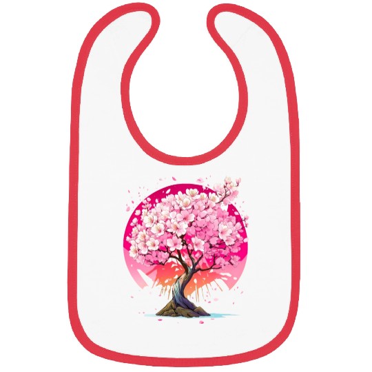 Cherry Blossom Bibs