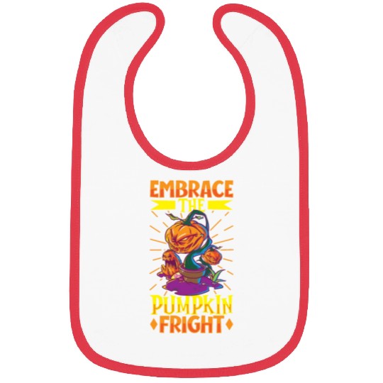 Scary Pumpkin Halloween Costume Autumn Fall Gift Bibs