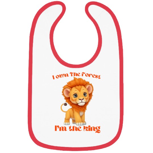 Forest owner lion Bibs
