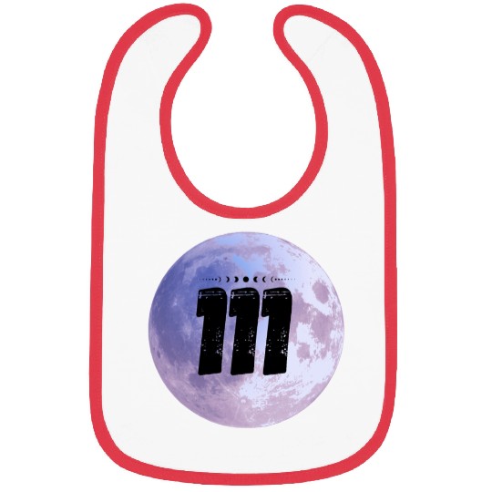 Purple Moon Angel Numbers 111 Bibs