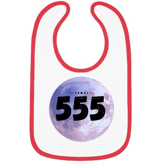 Purple Moon Angel Numbers 555 Bibs