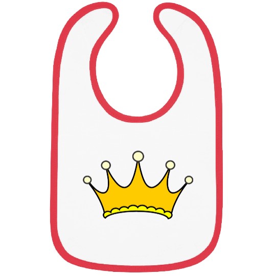 Simple crown gold Bibs