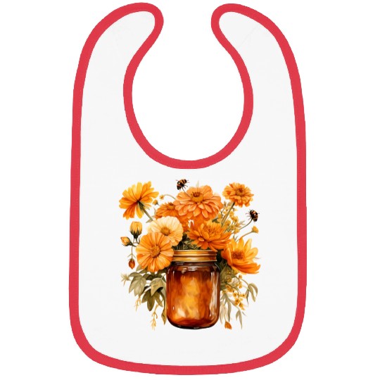 Wild Flowers Bibs Design - Funny gift