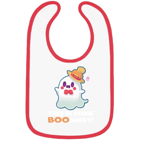 This is Some Boo Sheet Funny Halloween Ghost Gift Bibs