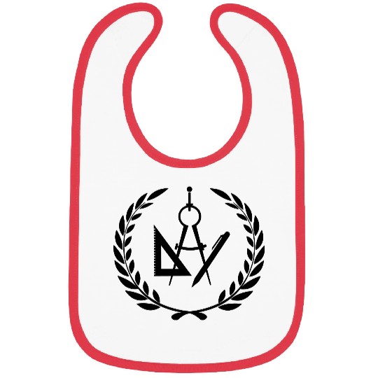 Laurel wreath architect designer Bibs