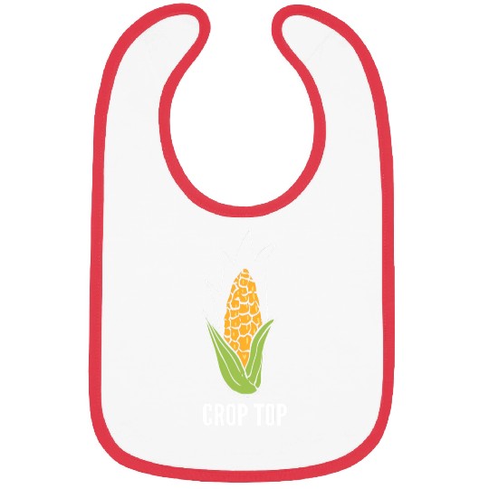 Crop Top Vegetable Farmer Gift Bibs