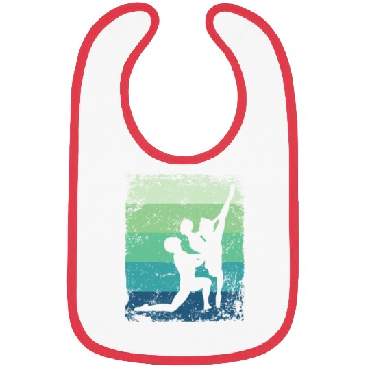 Ballet Dance Couple Vintage Ballerina Bibs