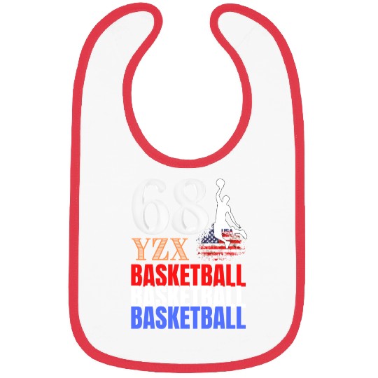 American basketball tri-colour Bibs