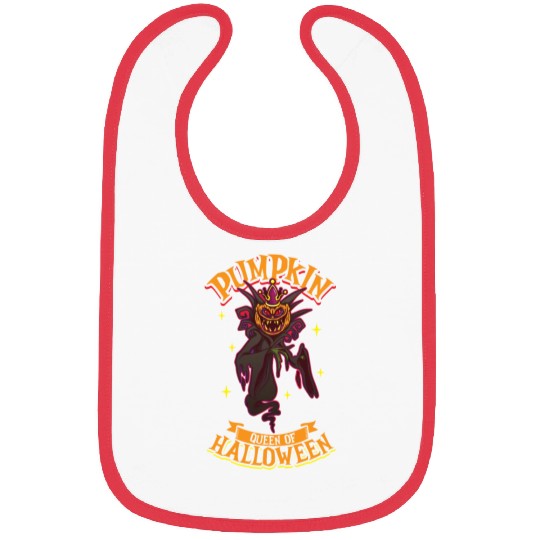 Scary Pumpkin Halloween Costume Autumn Fall Gift Bibs