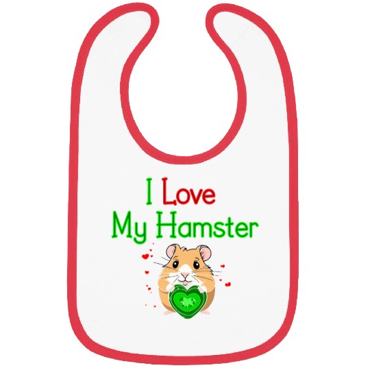 I Love My Hamster Bibs