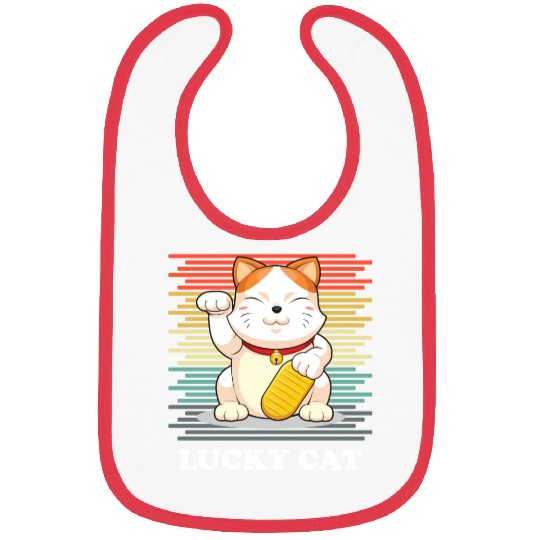 Lucky Cat - Maneki Neko Bibs