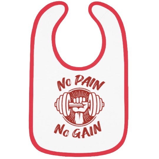 No Pain No Gain Bibs