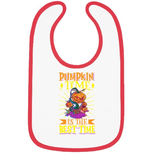 Scary Pumpkin Halloween Costume Autumn Fall Gift Bibs