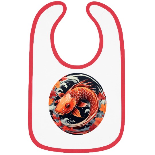 Autumnal Koi Fish at Sunset Bibs
