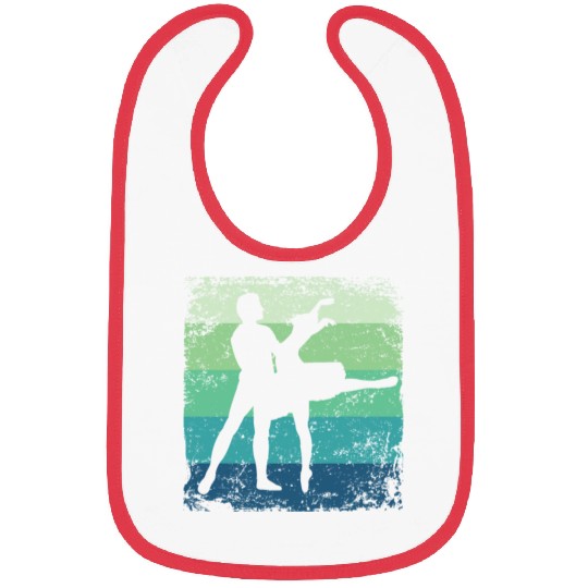 Ballet Dance Couple Vintage Ballerina Bibs