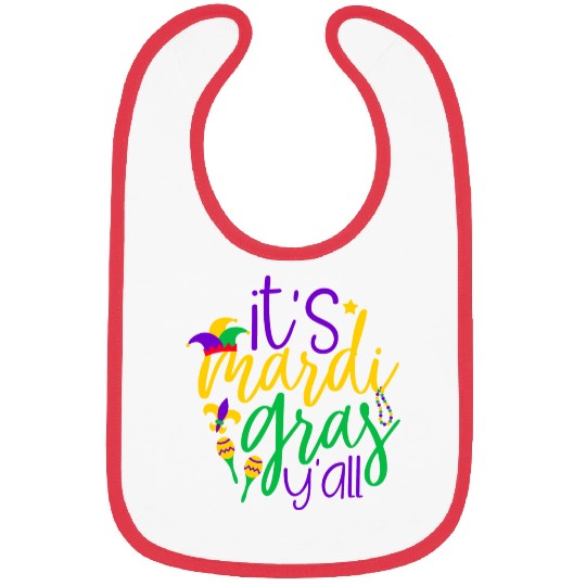 It s Mardi Gras Y all Bibs