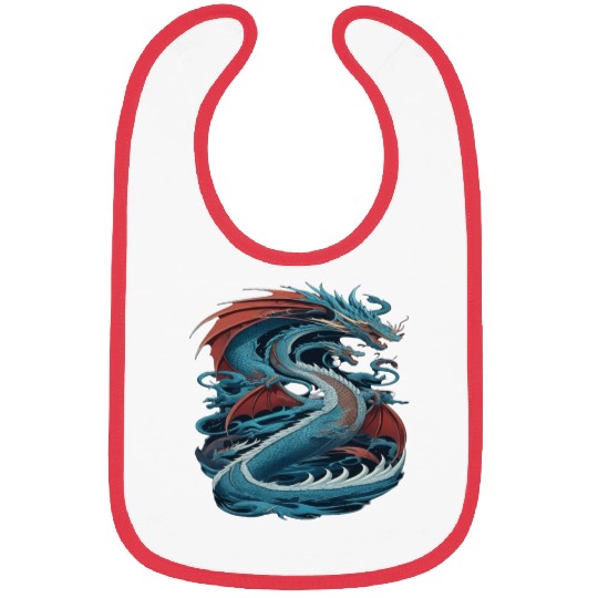 Fire-Breathing Majesty Bibs