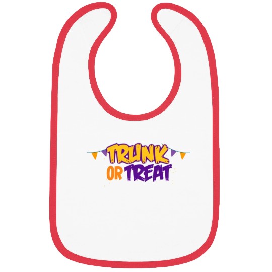 Trunk or Treat Typography Bibs