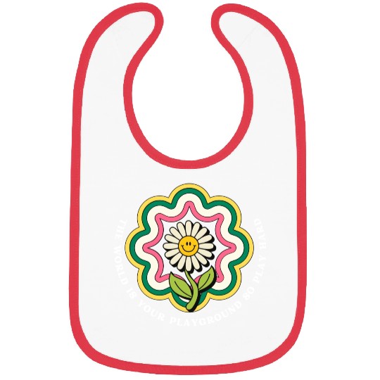 Flower Quote Playground Bibs