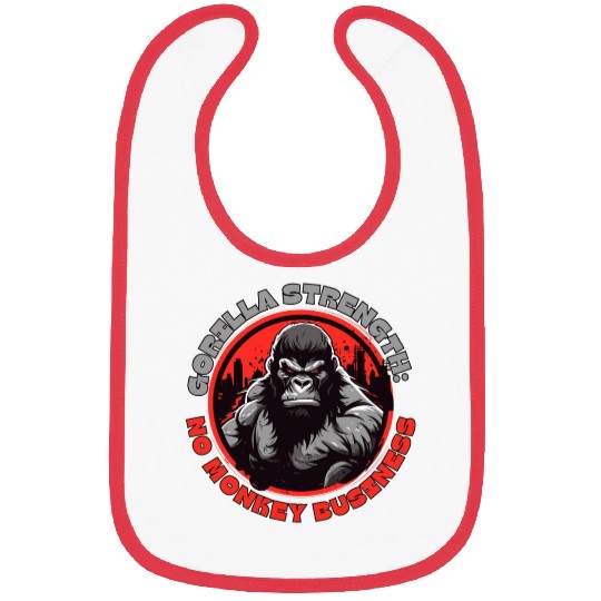 Gorilla Strength: No Monkey Business Bibs