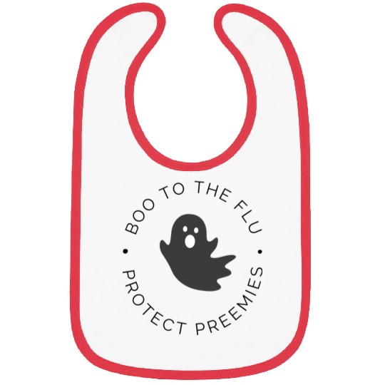 NICU Halloween | Boo to the flu | Protect Preemies Bibs