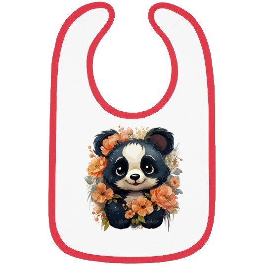 Panda Blossom Harmony Bibs