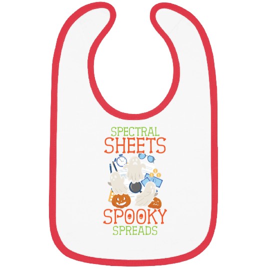 Spectral Sheets Spooky Spreads Scary Halloween Bibs