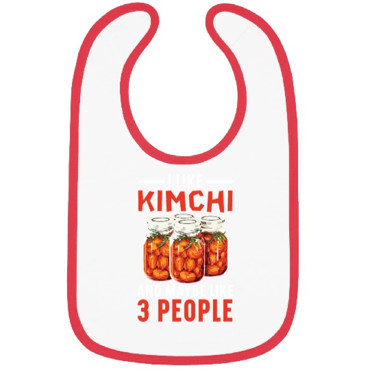 Kimchi Lover Korean Cuisine Spicy Food South Korea Bibs